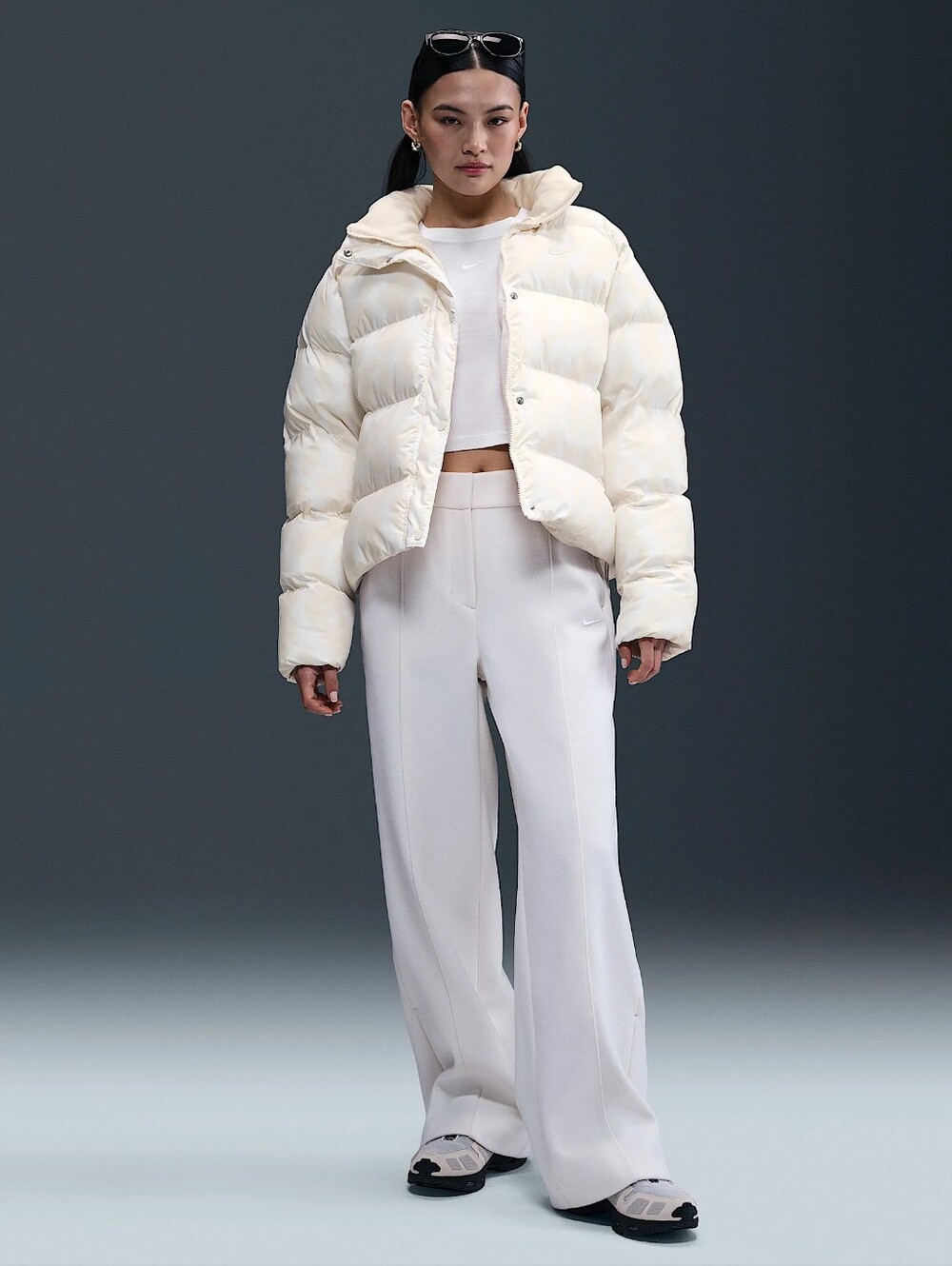 Women's Nike Sportswear Therma-FIT Puffer Jacket - Pale Ivory